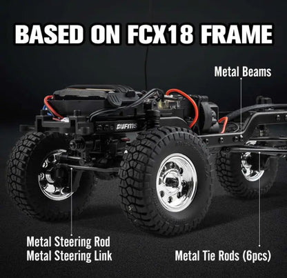 Auto a Control Remoto - 1/18 CHEVROLET K10 - FMS FCX18 Amarillo, Rojo o Negro - Jugueteria del Sur