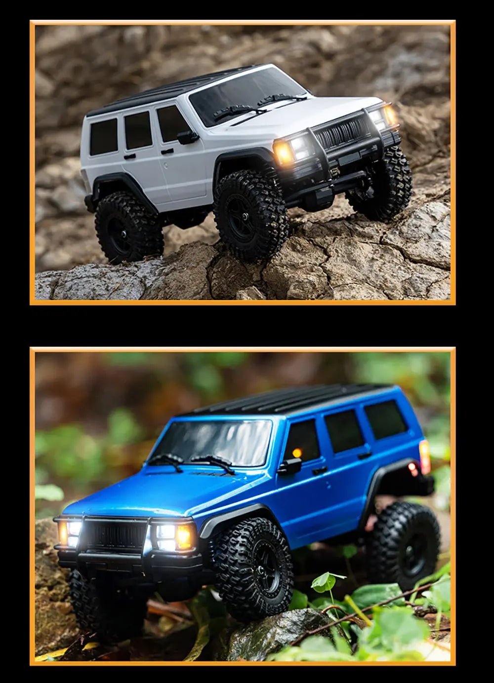 Auto a Control Remoto - 1/18 Jeep Cherokee XJ - JJRC C8809 Verde, Azul, Blanco o Gris - Jugueteria del Sur