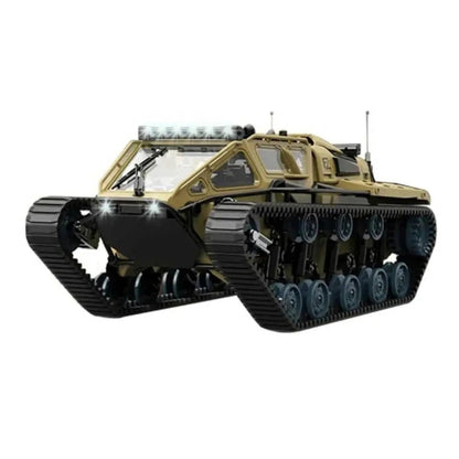 Auto a Control Remoto - 1/18 Tanque Anfibio Ripsaw - JJRC C8812 Negro o Cafe - Jugueteria del Sur