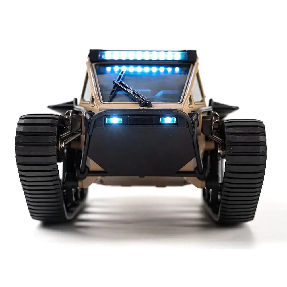 Auto a Control Remoto - 1/18 Tanque Anfibio Ripsaw - JJRC C8812 Negro o Cafe - Jugueteria del Sur