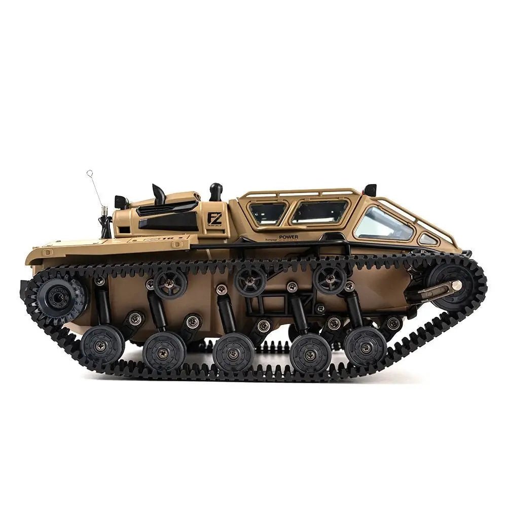 Auto a Control Remoto - 1/18 Tanque Anfibio Ripsaw - JJRC C8812 Negro o Cafe - Jugueteria del Sur