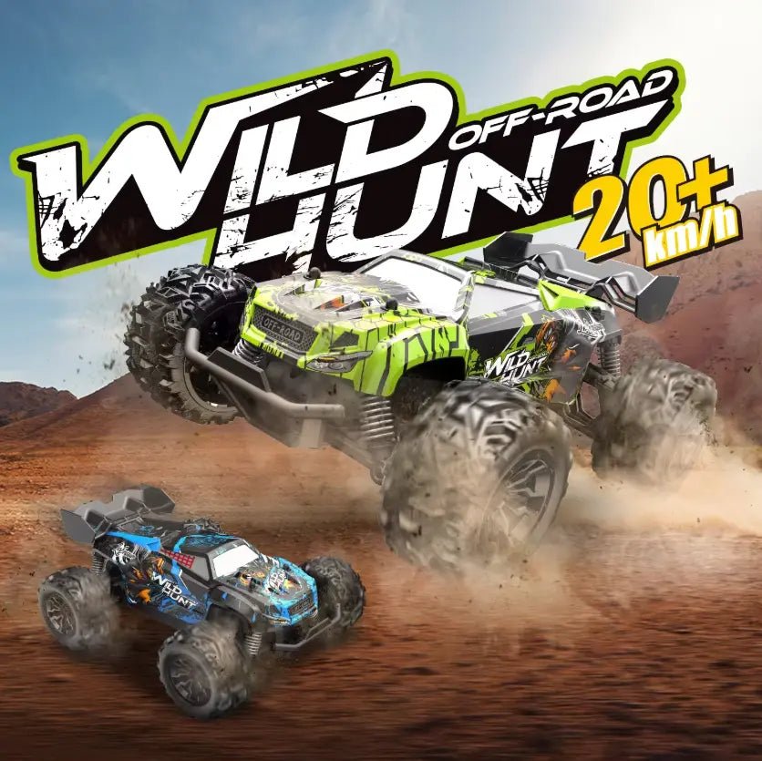 Auto a Control Remoto - 1/20 Drift Racing Wild Hunt - S767 Azul o Verde - Jugueteria del Sur