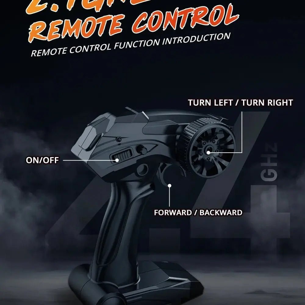 Auto a Control Remoto - 1/20 Drift Racing Wild Hunt - S767 Azul o Verde - Jugueteria del Sur