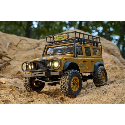 Auto a Control Remoto - 1/24 Land Rover DEFENDER 110 Camel Trophy Edition - FMS FCX24M - Jugueteria del Sur