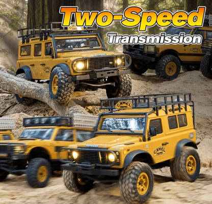 Auto a Control Remoto - 1/24 Land Rover DEFENDER 110 Camel Trophy Edition - FMS FCX24M - Jugueteria del Sur