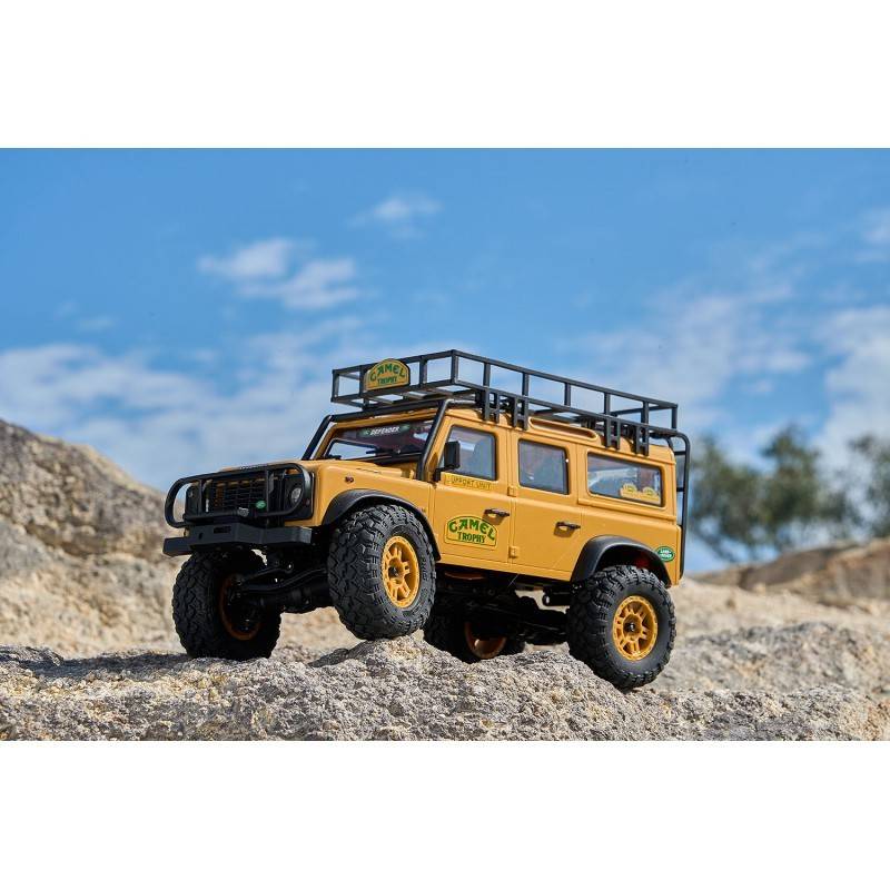 Auto a Control Remoto - 1/24 Land Rover DEFENDER 110 Camel Trophy Edition - FMS FCX24M - Jugueteria del Sur