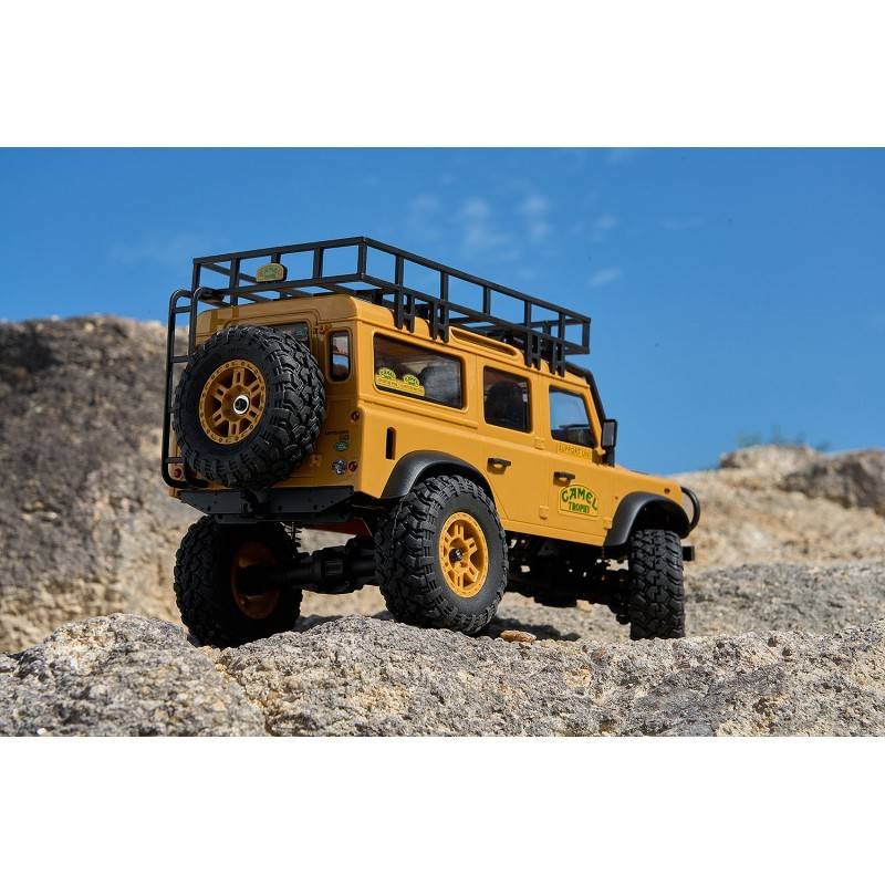 Auto a Control Remoto - 1/24 Land Rover DEFENDER 110 Camel Trophy Edition - FMS FCX24M - Jugueteria del Sur