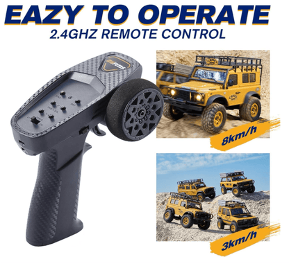 Auto a Control Remoto - 1/24 Land Rover DEFENDER 110 Camel Trophy Edition - FMS FCX24M - Jugueteria del Sur