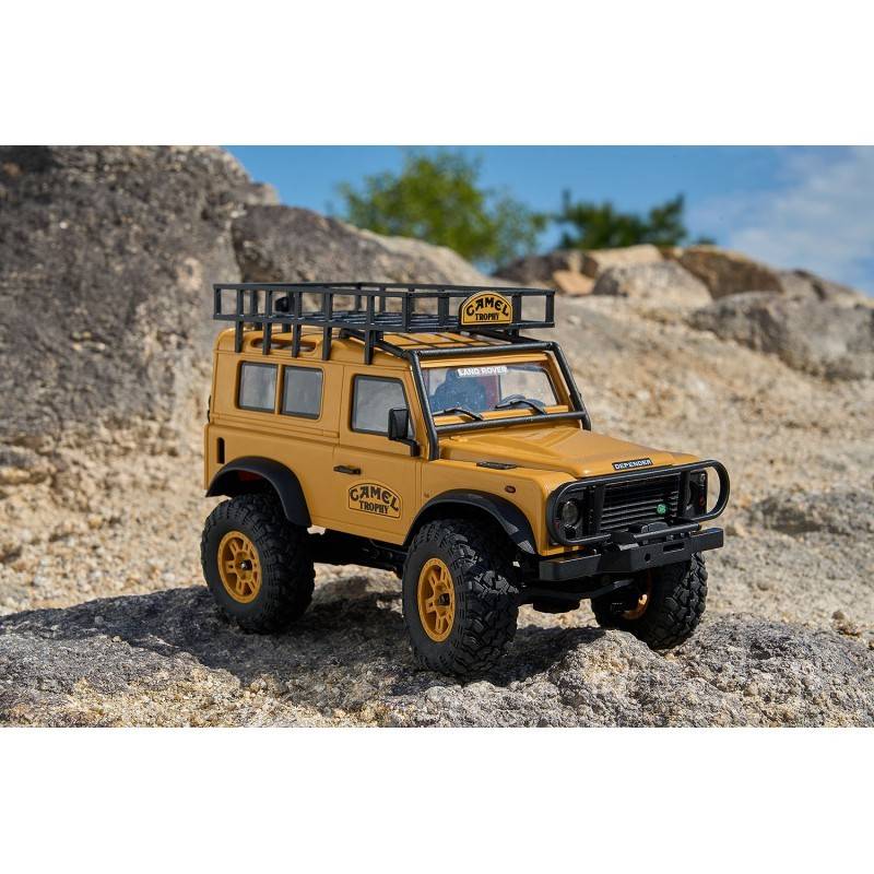 Auto a Control Remoto - 1/24 Land Rover DEFENDER 90 Camel Trophy Edition - FMS FCX24M - Jugueteria del Sur