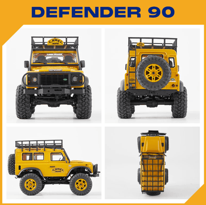 Auto a Control Remoto - 1/24 Land Rover DEFENDER 90 Camel Trophy Edition - FMS FCX24M - Jugueteria del Sur