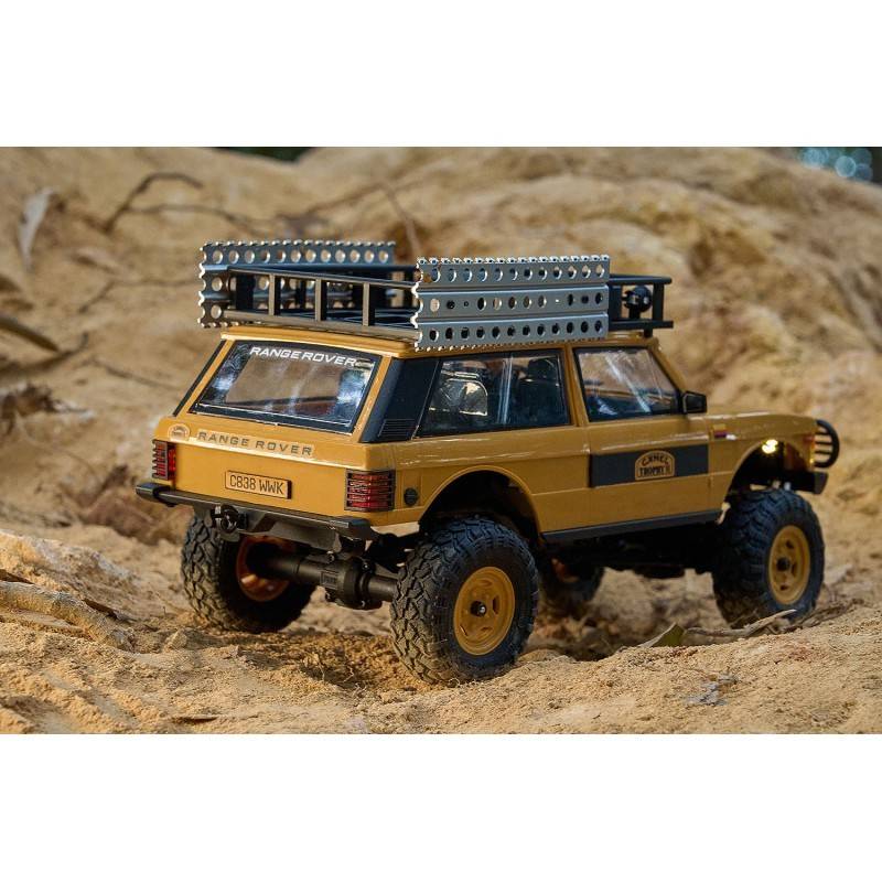 Auto a Control Remoto - 1/24 Land Rover RANGE ROVER Camel Trophy Edition - FMS FCX24M - Jugueteria del Sur