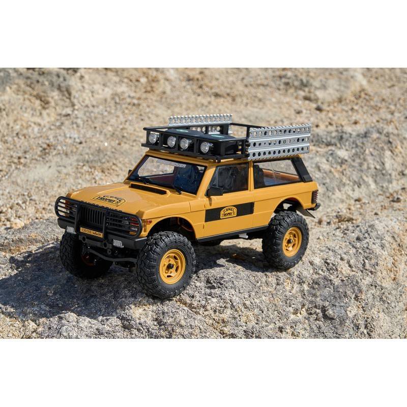 Auto a Control Remoto - 1/24 Land Rover RANGE ROVER Camel Trophy Edition - FMS FCX24M - Jugueteria del Sur