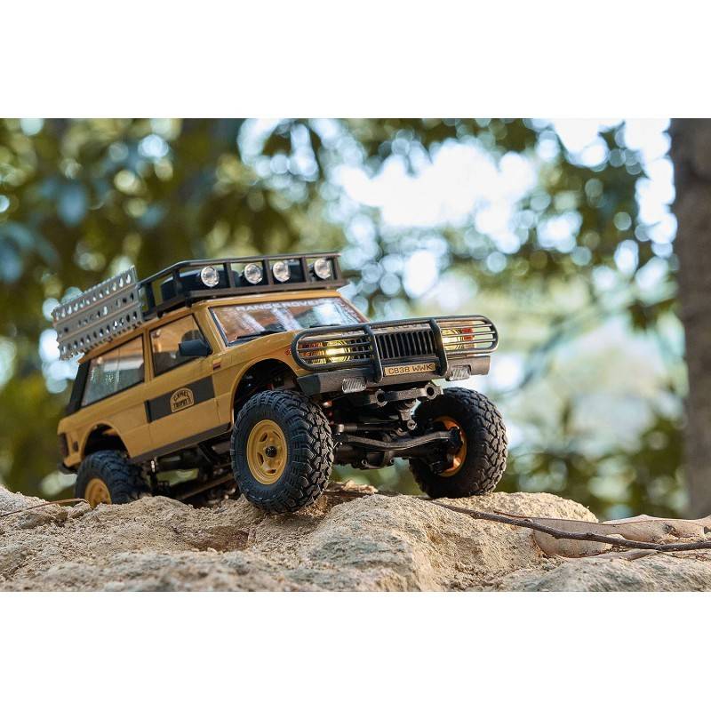 Auto a Control Remoto - 1/24 Land Rover RANGE ROVER Camel Trophy Edition - FMS FCX24M - Jugueteria del Sur