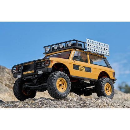 Auto a Control Remoto - 1/24 Land Rover RANGE ROVER Camel Trophy Edition - FMS FCX24M - Jugueteria del Sur