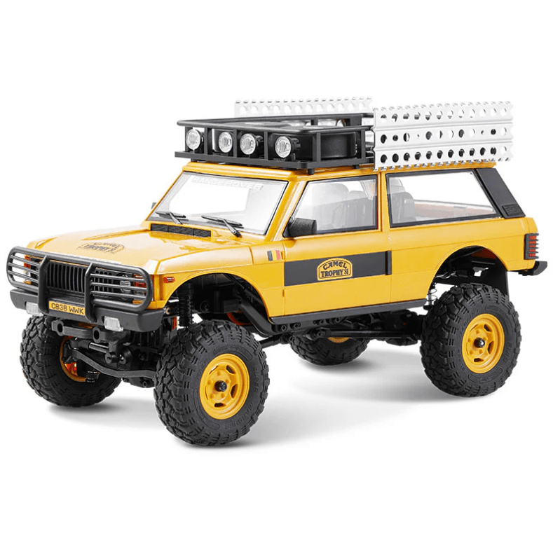 Auto a Control Remoto - 1/24 Land Rover RANGE ROVER Camel Trophy Edition - FMS FCX24M - Jugueteria del Sur