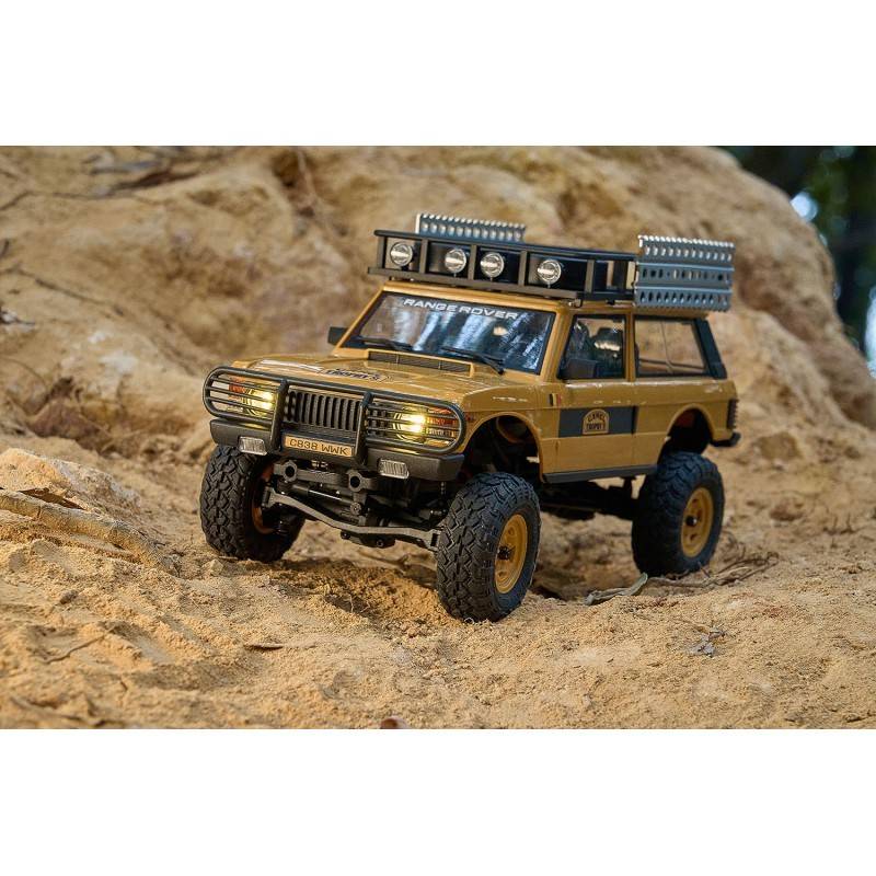 Auto a Control Remoto - 1/24 Land Rover RANGE ROVER Camel Trophy Edition - FMS FCX24M - Jugueteria del Sur