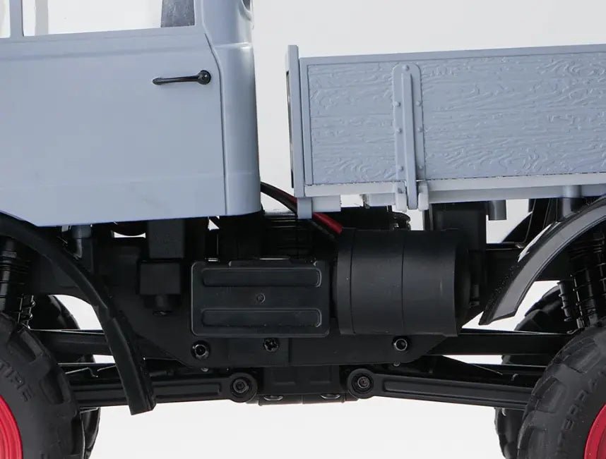 Auto a Control Remoto - 1/24 Mercedes - Benz Unimog 421 - FMS FCX24 Verde, Gris o Rojo - Jugueteria del Sur