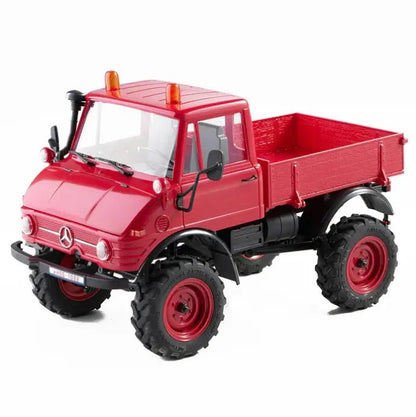 Auto a Control Remoto - 1/24 Mercedes - Benz Unimog 421 - FMS FCX24 Verde, Gris o Rojo - Jugueteria del Sur