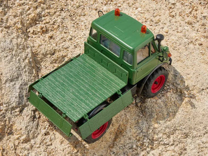 Auto a Control Remoto - 1/24 Mercedes - Benz Unimog 421 - FMS FCX24 Verde, Gris o Rojo - Jugueteria del Sur