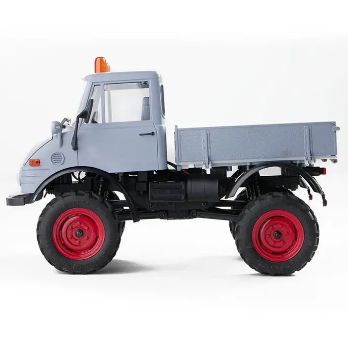 Auto a Control Remoto - 1/24 Mercedes - Benz Unimog 421 - FMS FCX24 Verde, Gris o Rojo - Jugueteria del Sur