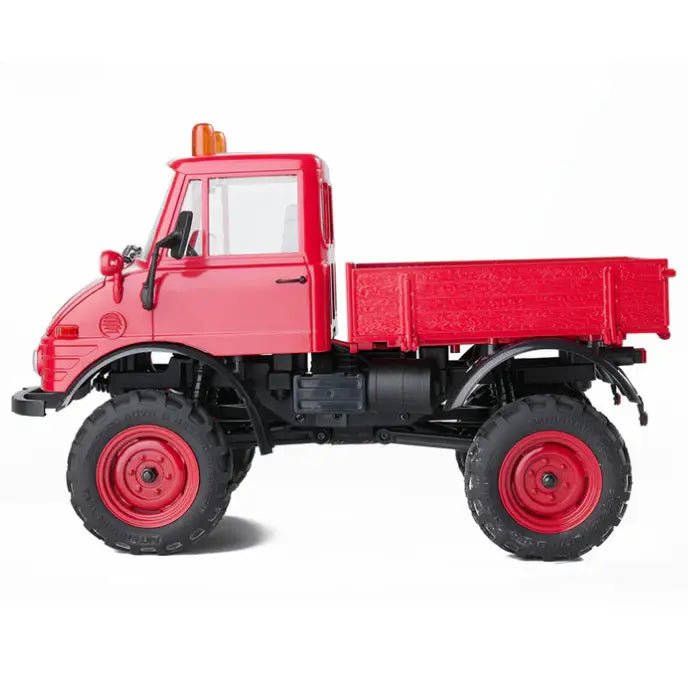 Auto a Control Remoto - 1/24 Mercedes - Benz Unimog 421 - FMS FCX24 Verde, Gris o Rojo - Jugueteria del Sur