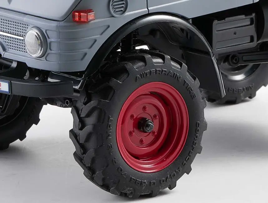 Auto a Control Remoto - 1/24 Mercedes - Benz Unimog 421 - FMS FCX24 Verde, Gris o Rojo - Jugueteria del Sur
