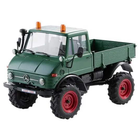 Auto a Control Remoto - 1/24 Mercedes - Benz Unimog 421 - FMS FCX24 Verde, Gris o Rojo - Jugueteria del Sur