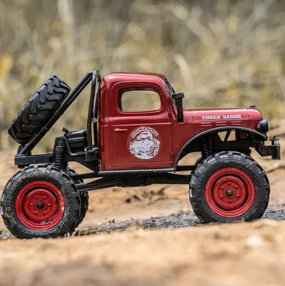 Auto a Control Remoto - 1/24 Power Wagon - FMS FCX24 Amarillo, Azul o Rojo - Jugueteria del Sur