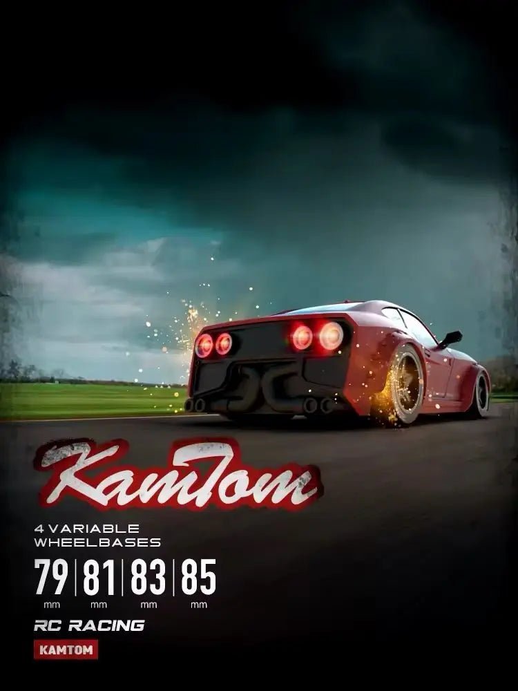 Auto a Control Remoto - 1/32 Drift Kamtom - km3299 Rojo o Negro - Jugueteria del Sur