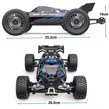 Auto a control remoto - Buggy todoterreno 4x4 a escala 1/16 - MJX Hyper Go 16207 - Jugueteria del Sur
