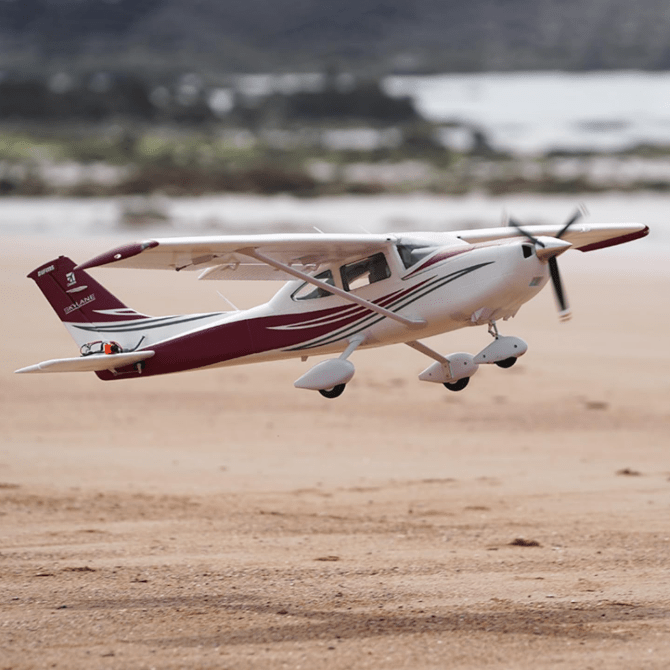 Avión a Control Remoto - 1500mm Cessna 182 RTF - FMS - Juguetería del Sur