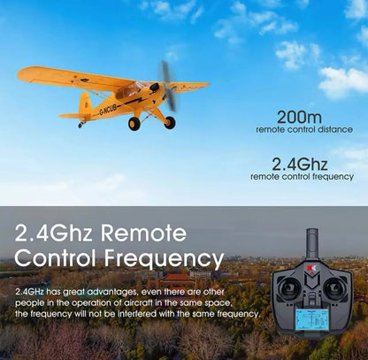 Avión a Control Remoto - 500mm Piper Skylark J3 Weily - Wltoys A160 - Jugueteria del Sur