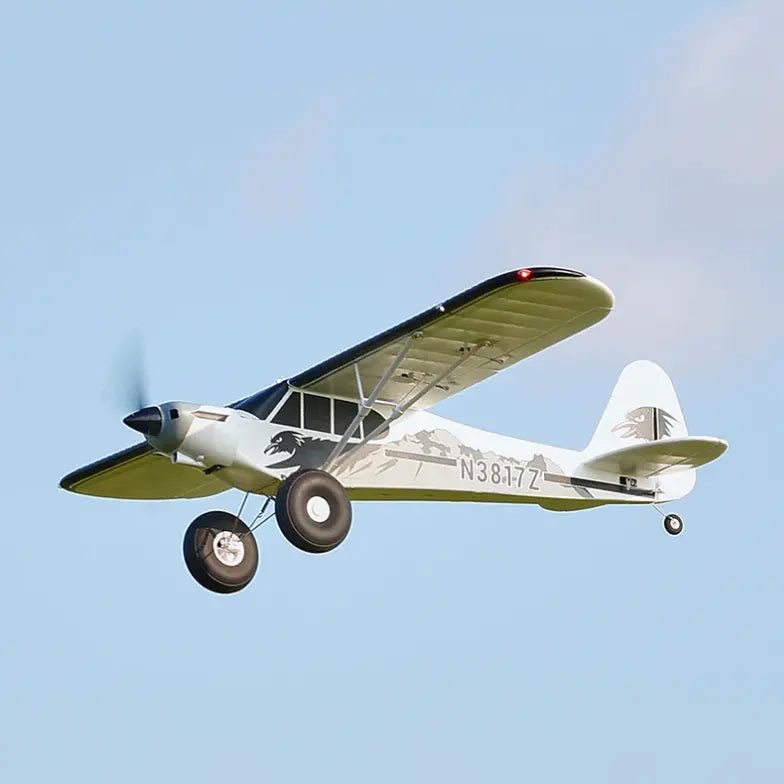 Avión a control remoto - Piper Super Cub PA - 18 de 1300 mm con Reflex V3 RTF - FMS - Jugueteria del Sur