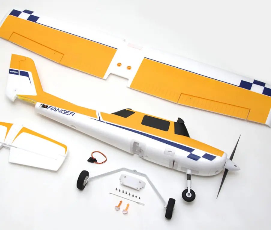 Avión a control remoto - Ranger EP V2 de 1220 mm con Reflex V3 RTF - FMS - Jugueteria del Sur