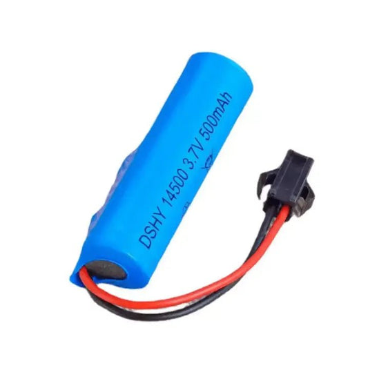 Batería 14500 - Conector SM - 2P - 3,7V 500mah, 1S - Jugueteria del Sur