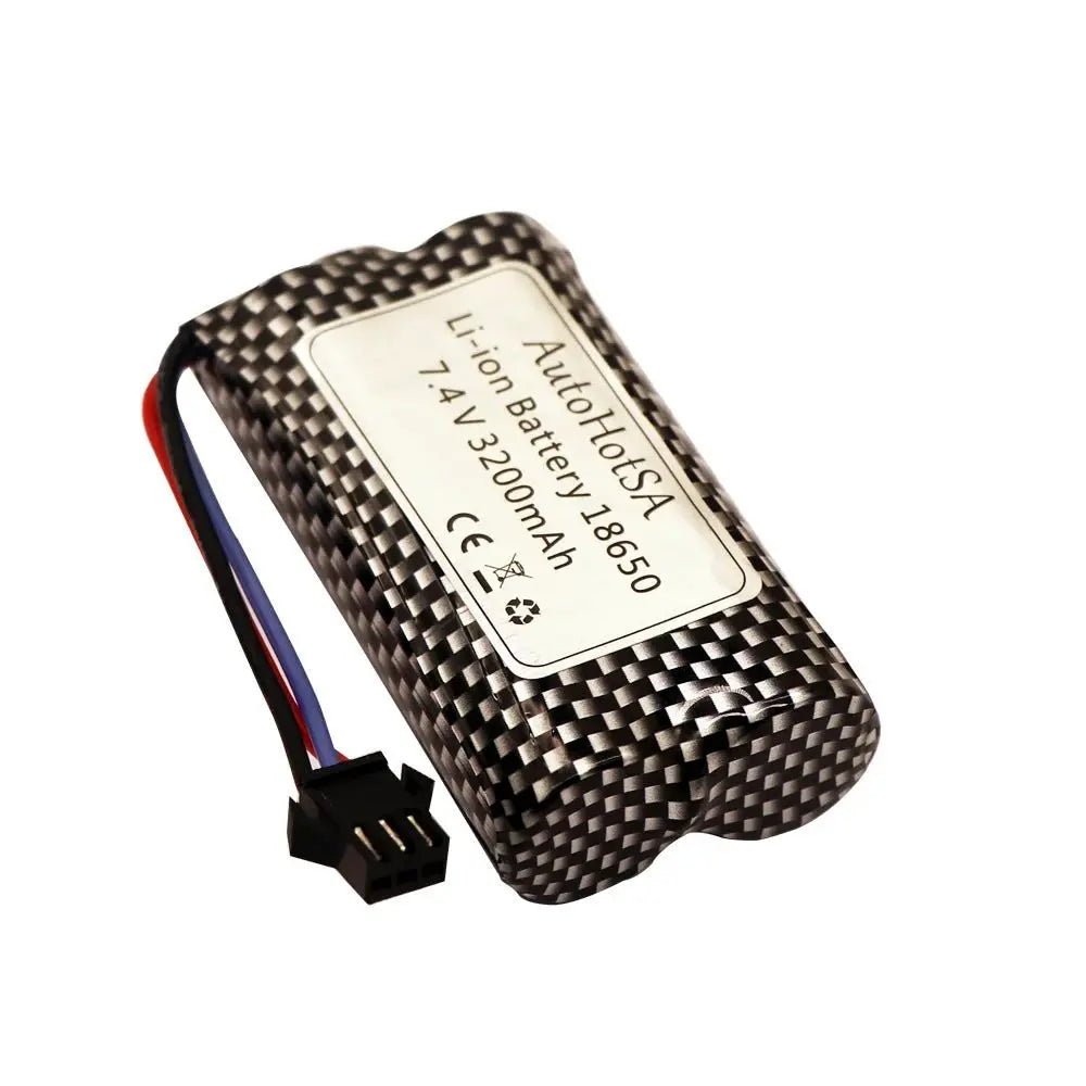 Batería 18650 - Conector SM - 3P - 7,4V 3200mah, 2S - Jugueteria del Sur