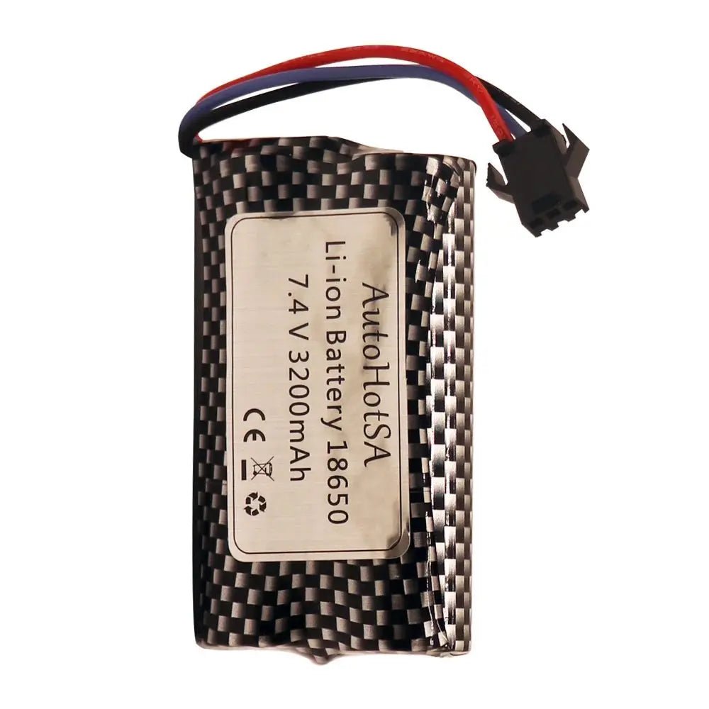 Batería 18650 - Conector SM - 3P - 7,4V 3200mah, 2S - Jugueteria del Sur