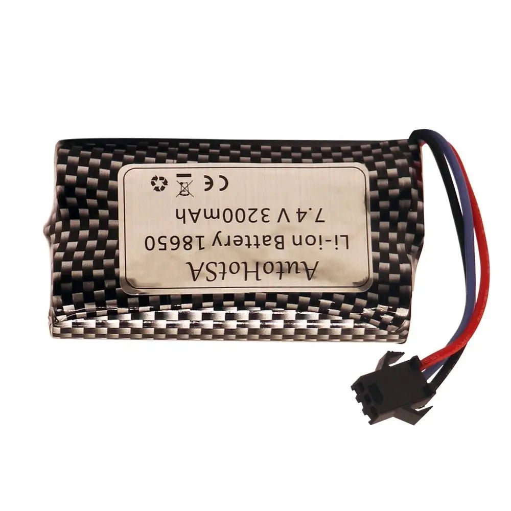 Batería 18650 - Conector SM - 3P - 7,4V 3200mah, 2S - Jugueteria del Sur