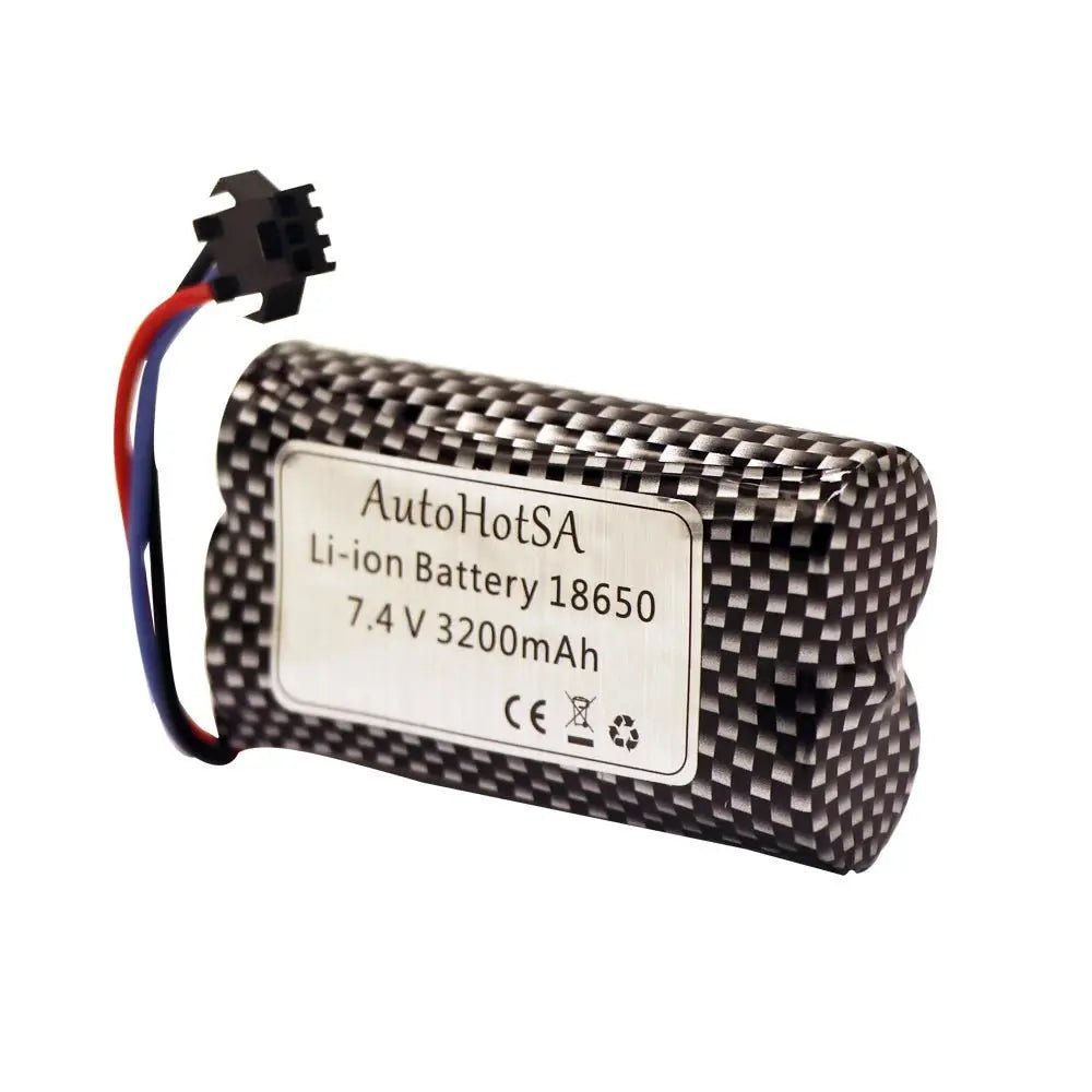 Batería 18650 - Conector SM - 3P - 7,4V 3200mah, 2S - Jugueteria del Sur