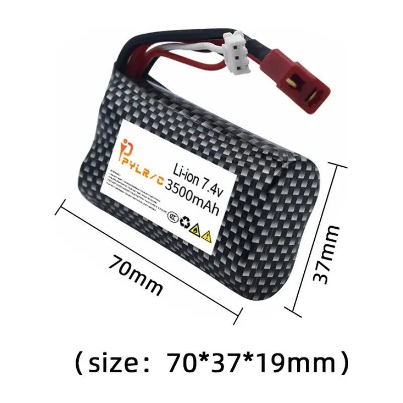 Batería 7,4v 3500mah 18650 Para Auto A Control Remoto Hobby - Jugueteria del Sur
