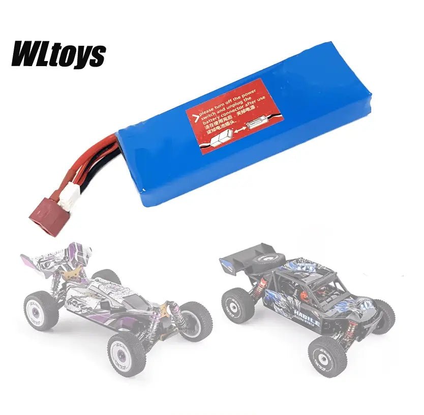 Batería 783496 - Conector T - 7,4V 2200mah, 2S Wltoys - Jugueteria del Sur