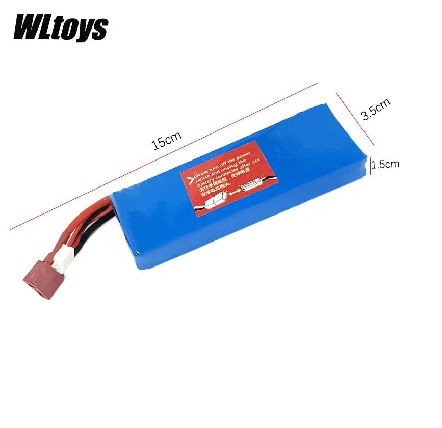 Batería 783496 - Conector T - 7,4V 2200mah, 2S Wltoys - Jugueteria del Sur