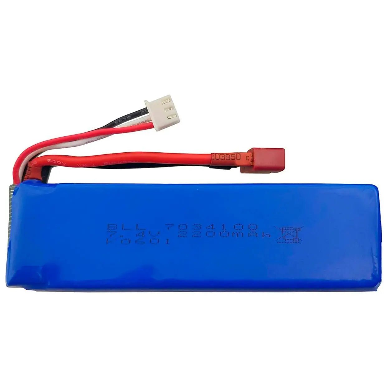 Batería 783496 - Conector T - 7,4V 2200mah, 2S Wltoys - Jugueteria del Sur