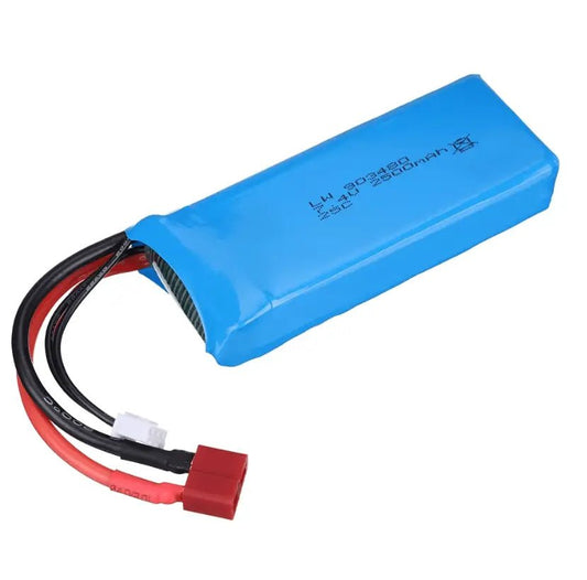 Batería 903480 - Conector T - 7,4V 2500mah, 2S - Jugueteria del Sur