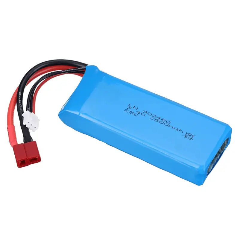 Batería 903480 - Conector T - 7,4V 2500mah, 2S - Jugueteria del Sur