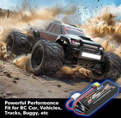 Batería Lipo - 14.8V 5000mah 4S XT60 Plug - MJX Hyper Go - Jugueteria del Sur