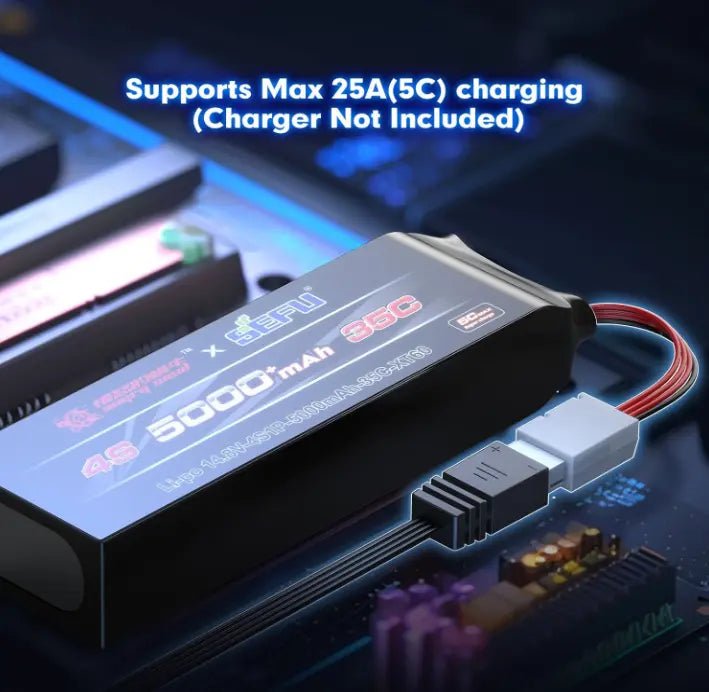 Batería Lipo - 14.8V 5000mah 4S XT60 Plug - MJX Hyper Go - Jugueteria del Sur