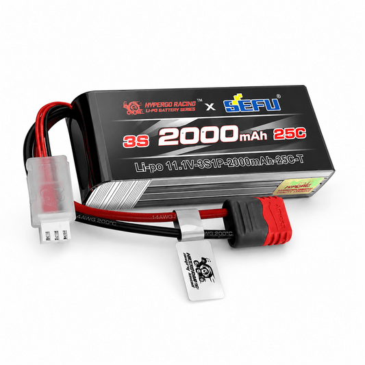 Batería Lipo - Conector T - 11,1V 2000mah, 3S - Jugueteria del Sur