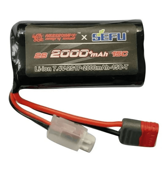Batería Lipo - Conector T - 7,4V 2000mah, 2S - Jugueteria del Sur