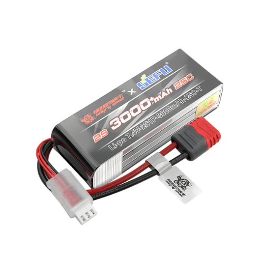 Batería Lipo - Conector T - 7,4V 2000mah, 2S - Jugueteria del Sur